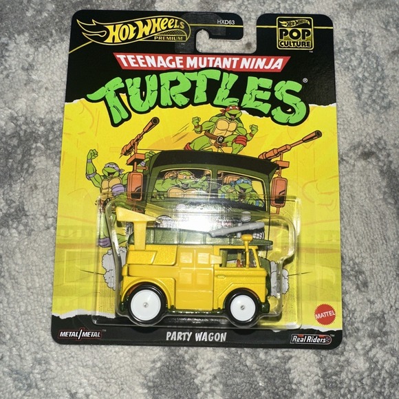 2024 Hot Wheels Premium Pop Culture Teenage Mutant Ninja Turtles Party Wagon - Picture 1 of 4